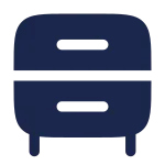 Bedside Table 3 SVG Icon